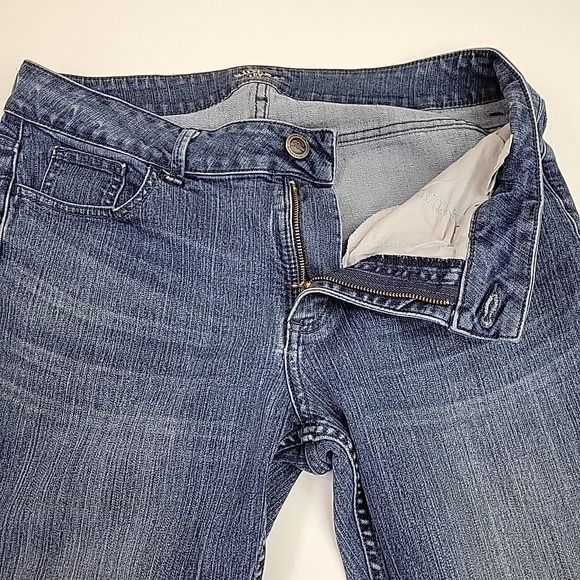 Lee Riders Jeans Womens Boot Cut 14 Blue Midrise Straight Stretch Denim - Picture 10 of 11